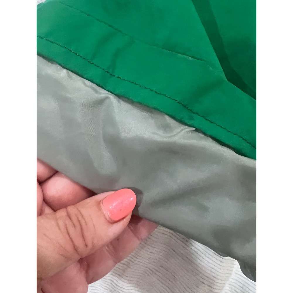 Holloway Womens 2XL Green White Stripe Track Pants Athletic Mesh Lined Warm Up - Picture 4 of 6